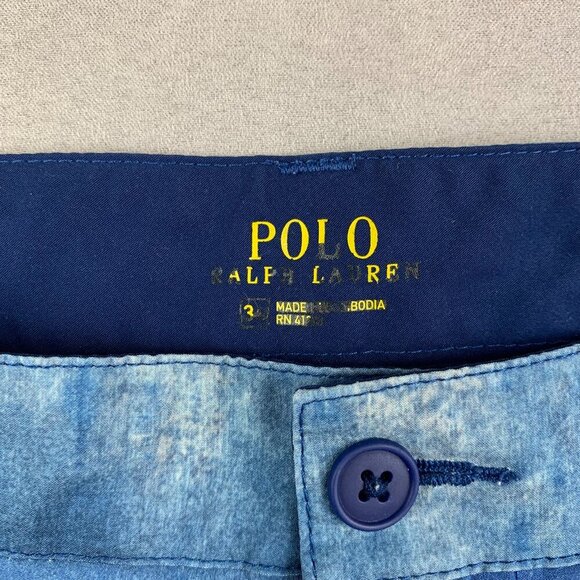 Ralph Lauren Polo Mens All Day Beach Shorts 36 Blue Water Color Swim 9" Stretch - Picture 2 of 8